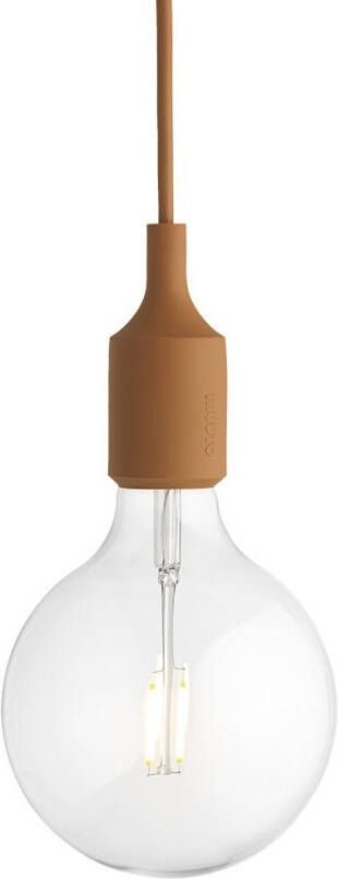 Muuto E27 Socket Hanglamp LED Clay Brown