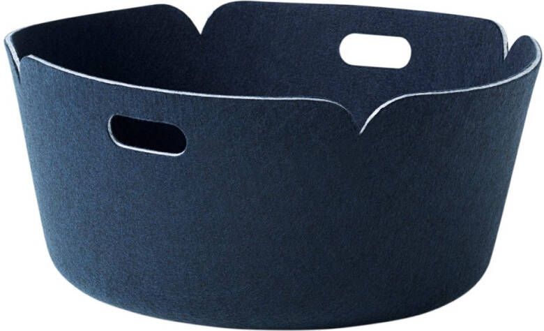 Muuto Restore Opbergmand Rond Midnight Blue