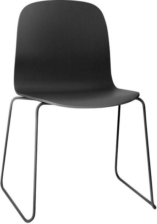 Muuto Visu Chair Sledebasis Zwart