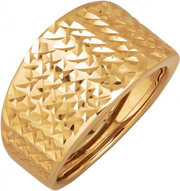 KLiNGEL Damesring van 9 kt. Geelgoudkleur