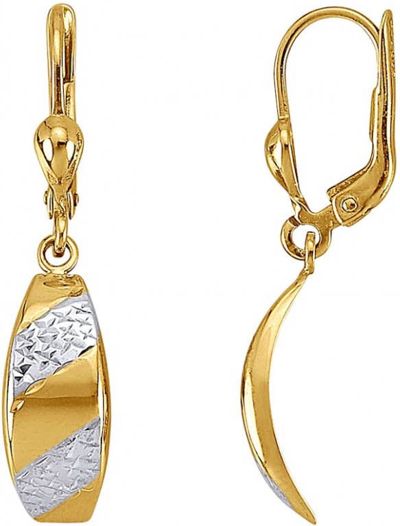 KLiNGEL Oorbellen in chic design Geelgoudkleur