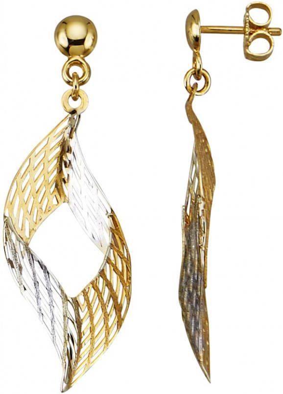 KLiNGEL Oorbellen van 9 kt. Geelgoudkleur