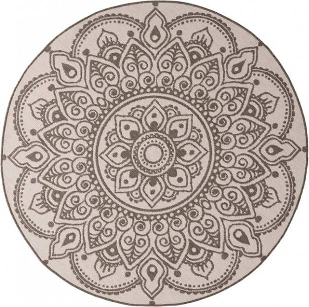 Webschatz Outdoorvloerkleed Shirish Taupe