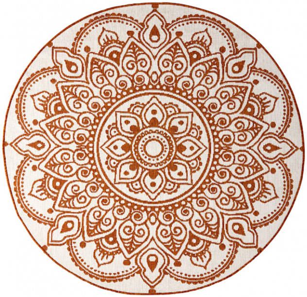 Webschatz Outdoorvloerkleed Shirish Terracotta