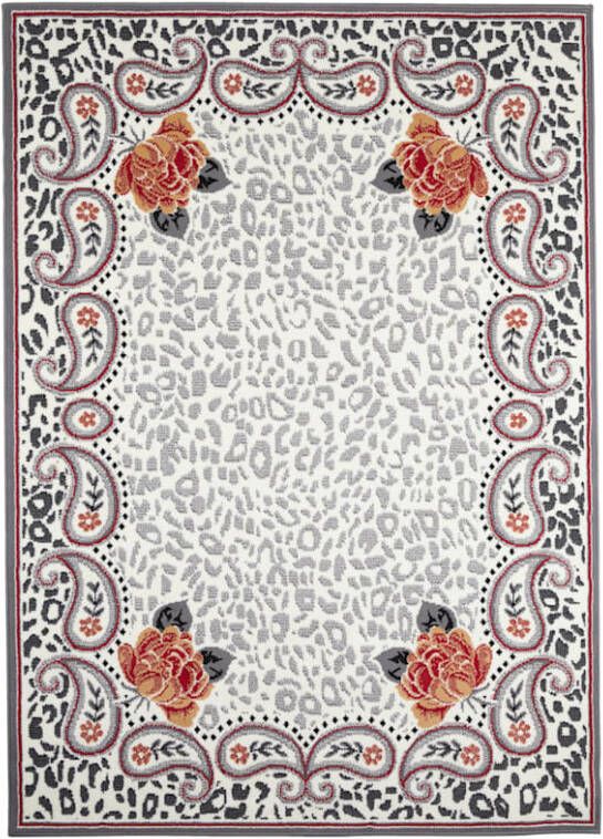 Webschatz Vloerkleed Jona Grijs/Terra