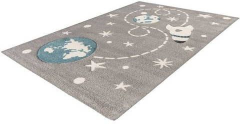 aRTE ESPINA Vloerkleed voor de kinderkamer Amigo 530 Ruimte raket motief