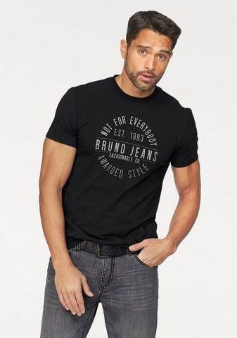 Bruno Banani T shirt met merkprint