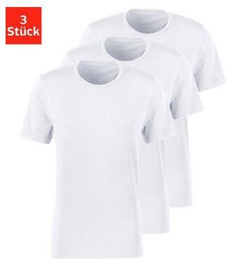 Bruno Banani T shirt met ronde hals(set, 3 delig )
