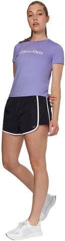 Shirt met ronde hals WO SS T Shirt met markant calvin klein opschrift