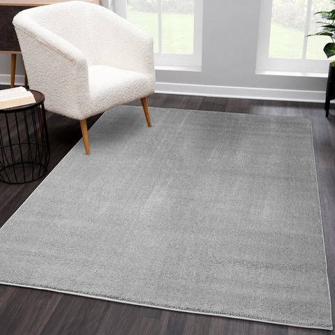Carpet City Vloerkleed Softshine 2236 Hoge pool, bijzonder zacht, unikleurig, ideaal voor woonkamer & slaapkamer