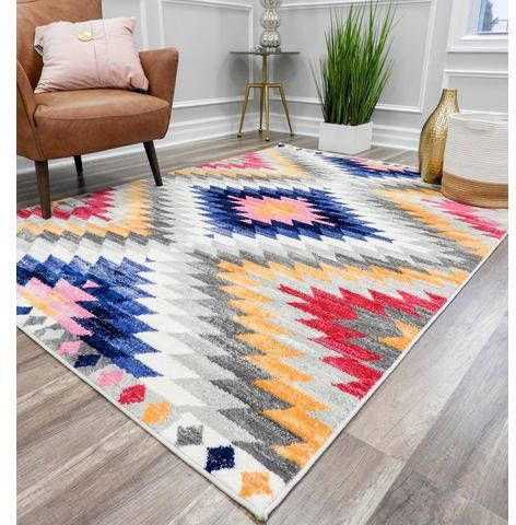 CosmoLiving by Cosmopolitan Vloerkleed Bodrum Tribal Kelim look, woonkamer