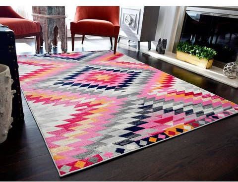 CosmoLiving by Cosmopolitan Vloerkleed Bodrum Tribal Kelim look, woonkamer