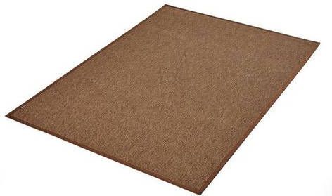 Dekowe Loper Naturino Prestige Platweefsel, met randdessin, geschikt voor binnen en buiten