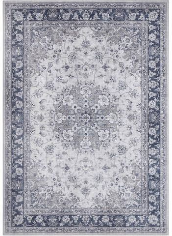 ELLE DECORATION Vloerkleed Nain Oriënt look, vintage design, woonkamer, slaapkamer, robuust, gemakkelijk in onderhoud, afgehecht, volle kleuren