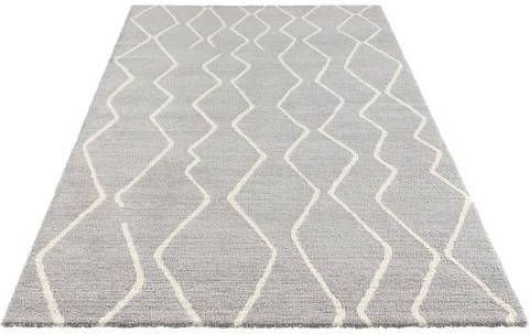 ELLE DECORATION Vloerkleed Vienne Bijzonder zachte pool, Scandinavische look, eenvoudig, woonkamer, slaapkamer, werkkamer, robuust, gemakkelijk in onderhoud, lijnen