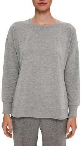 esprit sports Sweatshirt met ribstrook bij de hals