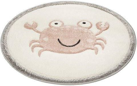 Esprit Vloerkleed Crab ESP 21074 Rond kleed met garnalen motief