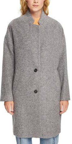 Esprit Wollen jas Blazermantel, 039/MEDIUM GREY 5