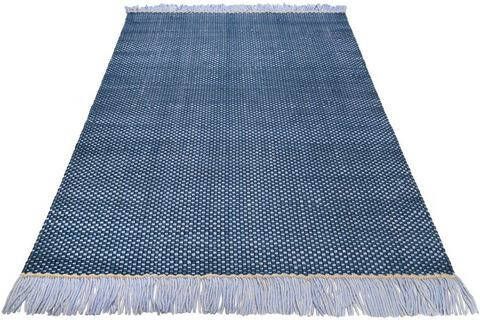 Esprit Wollen kleed Casa Casa ESP 2208 Vloerkleed van natuurmateriaal met franje, woonkamer