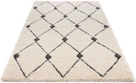 HANSE Home Hoogpolig vloerkleed Create Ruiten design, bijzonder zacht door microvezel, woonkamer, slaapkamer, robuust, onderhoudsarm