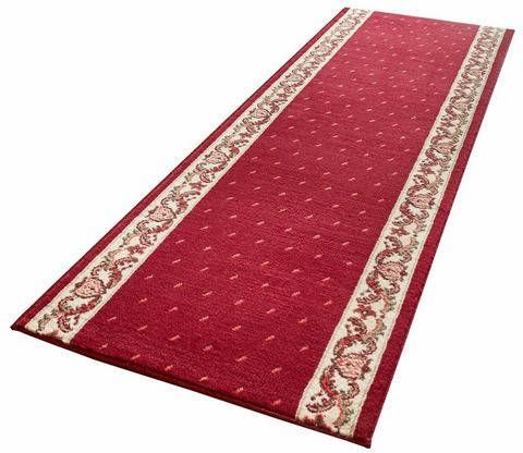 HANSE Home Loper Floret Korte pool, rondom afgehecht, gedessineerd met randdessin, woonkamer, slaapkamer, hal, werkkamer, robuust en gemakkelijk in onderhoud