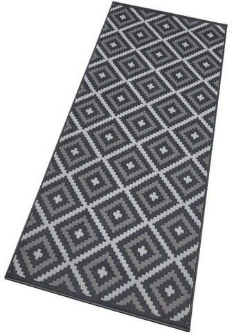 HANSE Home Loper Snug Korte pool, modern design met geometrisch motief, afgehecht, woonkamer, slaapkamer, robuust, gemakkelijk in onderhoud