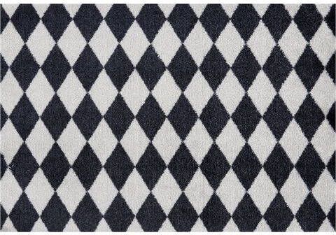 HANSE Home Mat Circus Geschikt voor binnen en buiten, ruitendesign, robuust, gemakkelijk in onderhoud, wasbaar, antislip, balkon, ingang