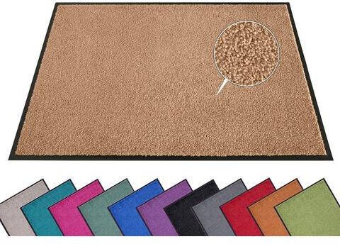 HANSE Home Mat Wash & Clean Schoonloopmatten, geschikt voor binnen en buiten, unikleur design, antislip, robuust, gemakkelijk in onderhoud, wasbaar