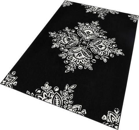 HANSE Home Vloerkleed Blossom Korte pool, gebloemde ornament, rondom afgehecht, woonkamer, slaapkamer, werkkamer, robuust, gemakkelijk te onderhouden