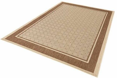 HANSE Home Vloerkleed Classy Platweefsel indoor, sisal look, randdessin, woonkamer, slaapkamer, werkkamer, hal, robuust, gemakkelijk in onderhoud