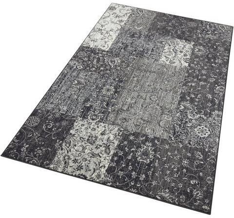 HANSE Home Vloerkleed Kirie Korte pool, modern design in patchwork look woonkamer, slaapkamer, werkkamer, robuust, gemakkelijk in onderhoud, afgehecht