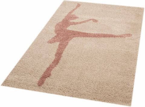 HANSE Home Vloerkleed voor de kinderkamer Ballerina's Stella Speelmat, zeer zacht door microvezel, kinderkamer, ballet, slijtvast, gemakkelijk in onderhoud, robuust