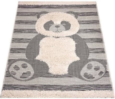 HANSE Home Vloerkleed voor de kinderkamer Teddy Bear Charles Diermotief, korte pool, reliëfstructuur, kinderkamer, slijtvast, gemakkelijk in onderhoud, robuust, panda