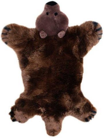 Heitmann Felle Vachtvloerkleed Beer Vloerkleed voor de kinderkamer, echte lamsvacht, kinderkamer