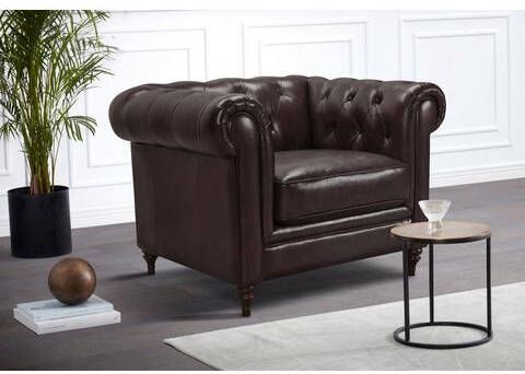 Home affaire Chesterfield fauteuil Chambal met klassieke capitonnage