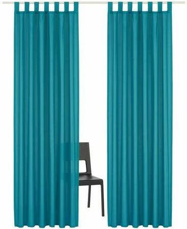 Home affaire Gordijn Parry ondoorzichtig, monochroom, basic(2 stuks )
