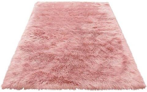 Home affaire Hoogpolig vloerkleed Dena Imitatiebont, zeer zachte pool, woonkamer