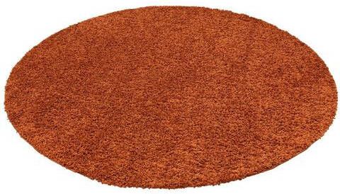 Home affaire Hoogpolig vloerkleed Viva vloerkleed rond geweven, woonkamer