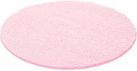 Home affaire Hoogpolig vloerkleed Viva vloerkleed rond geweven, woonkamer