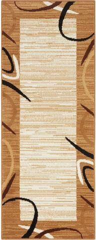 Home affaire Loper Edmund Loper met korte pool, retro look, afgehecht, randdessin, woonkamer, slaapkamer, werkkamer, robuust, onderhoudsarm