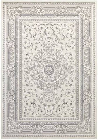 Home affaire Vloerkleed Aiken Fluweel, oriëntaals design, zachte touch, zijde look, woonkamer, slaapkamer, robuust, gemakkelijk in onderhoud, afgehecht