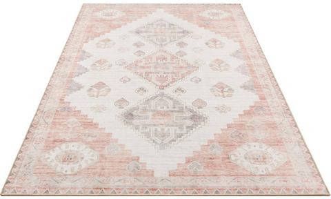 Home affaire Vloerkleed Amell Oriënt look, vintage design, antisliplaag, woonkamer, slaapkamer, werkkamer, robuust, onderhoudsarm