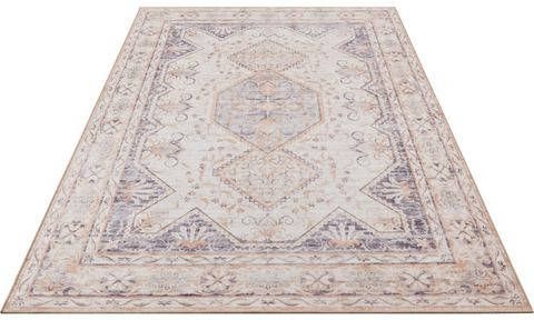 Home affaire Vloerkleed Carter Oriënt look, vintage design, antisliplaag, woonkamer, slaapkamer, werkkamer, robuust, onderhoudsarm