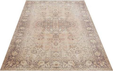 Home affaire Vloerkleed Divan Oriënt look, vintage design, antisliplaag, woonkamer, slaapkamer, werkkamer, robuust, onderhoudsarm