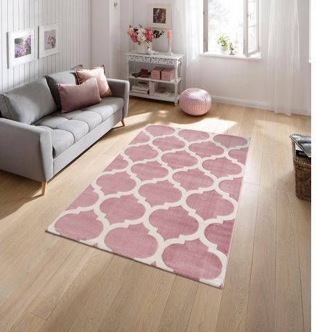 Home affaire Vloerkleed FENRIS met een met de hand gesneden reliëfpatroon, woonkamer