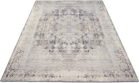 Home affaire Vloerkleed Jamila Oriënt look, vintage design, antisliplaag, woonkamer, slaapkamer, werkkamer, robuust, onderhoudsarm