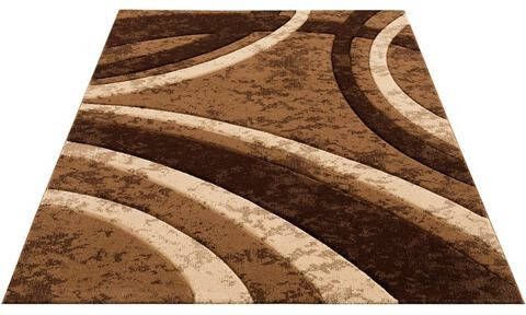 Home affaire Vloerkleed Jelva met de hand vervaardigd gesneden reliëfpatroon, woonkamer