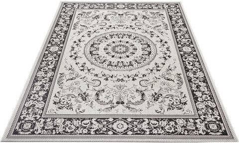 Home affaire Vloerkleed Julius Geschikt voor binnen en buiten, woonkamer, balkon, terras, tuin, slijtvast en gemakkelijk in onderhoud, platweefsel