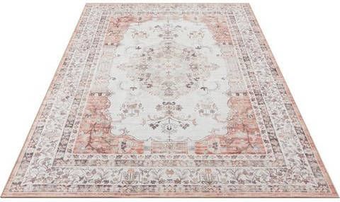 Home affaire Vloerkleed Ramiro Oriënt look, vintage design, antisliplaag, woonkamer, slaapkamer, werkkamer, robuust, onderhoudsarm