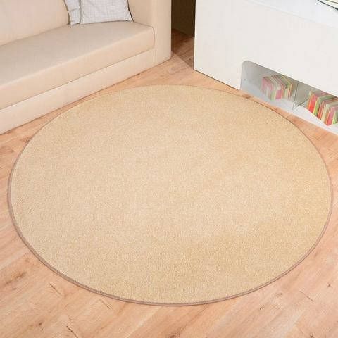 Living Line Vloerkleed Burbon Velours, unikleurig, ideaal in de woonkamer & slaapkamer